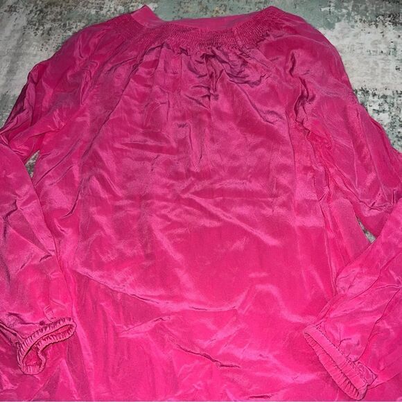 Lily Pulitzer Vibrant Pink Long Sleeve Blouse - Picture 7 of 7